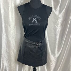 2/$15 lovers of hYOUmanity| Black Rock & Roll Slim Fit Tank Top| M| Retro Edgy
